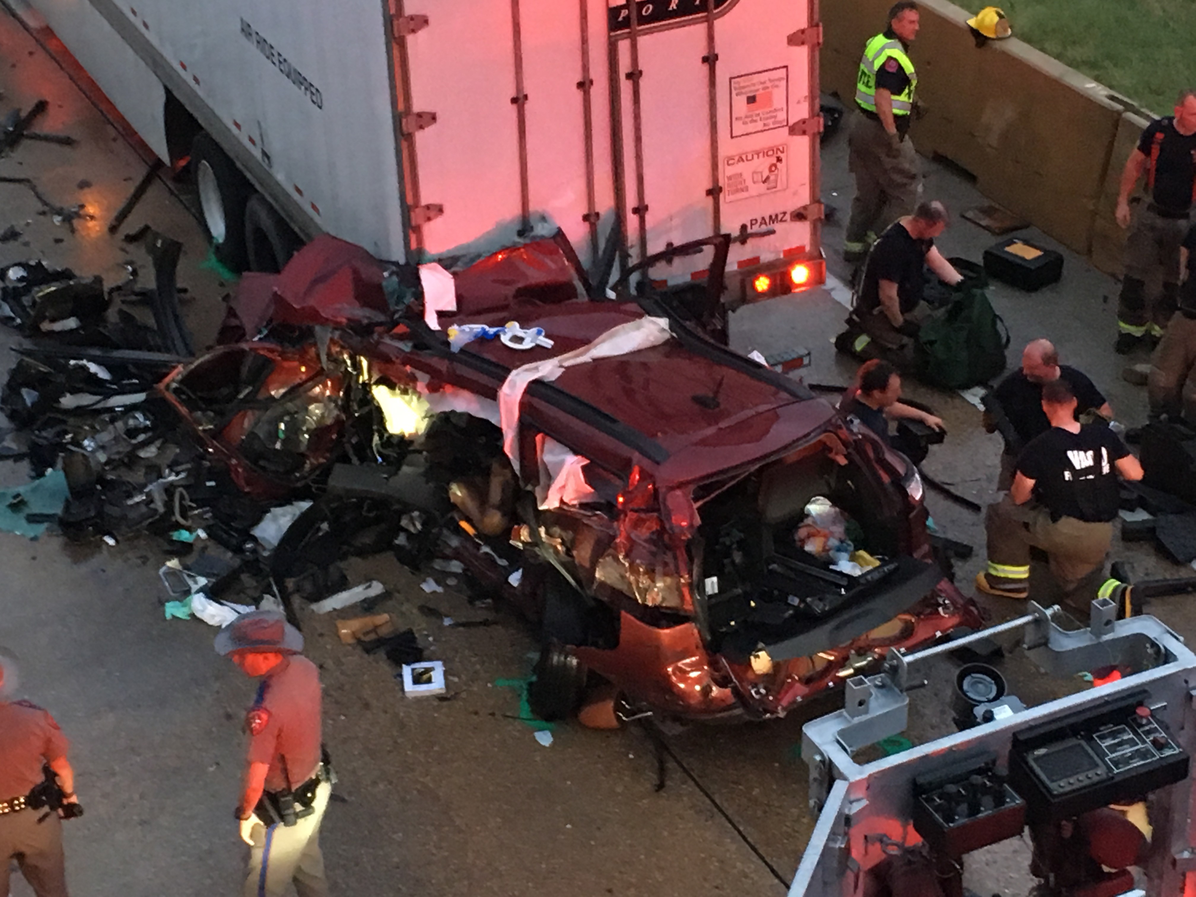 Major crash injures five on I35 in Waco